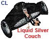 Liquid Silver Couch