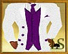 Purple Embroidered Tux