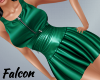 Green Leather Dress