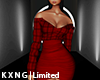Kxng | Home Dress Red
