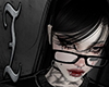 𝔗 nerd glasses white