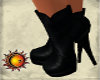*X* Ankle Black Boots