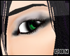 Vortexed green eyes