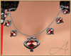 Gothic Hearts Necklace