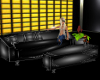 Black Coffin Couch Set