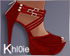 K vday  red heels