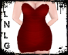L:BBW Dress-Mini Red