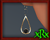 Teardrop Earrings Onyx