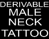Neck Tattoo Male