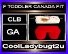 F TODDLER CANADA FIT