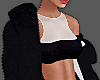 Dark Fluff Jacket White