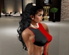 Black Ponytail w/Clasp