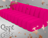 Wavy Deep Pink Sofa