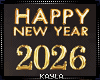 Happy New Year  Wall