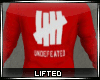 Undefeated Red Shirt | L