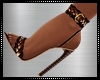 Lily Brown Leather Heels