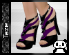 -T- Strappy Purple Heels