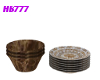 HB777 Plates/Bowls Stack