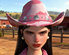★ Hat Cowgirl Pink