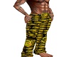 pantalon dj homme jaune