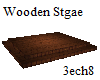 Wooden stage latform