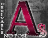 Pink Letter A No Pose