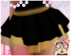 Iz! Gold Black Skirt
