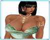 MAU/ GREEN GLITTER TOP