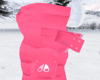 Moose Fur Coat Pink