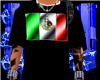 Mexican Flag Black T