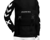 Black Warning Sweatshirt