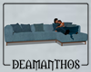 Teal Sectional