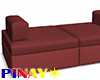 Red Side Sofa + Pose