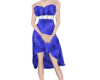Ruffle Blue Dress