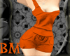 BM orange dress