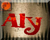 Aly 3D sign