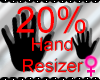 *I* Hand scaler 20%