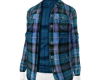 BOBBY BLUE FLANNEL TOP