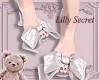 sweet ribbon pumps silve