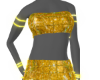 -DS- shiny gold dress