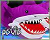 Shark Slippers - Purple