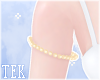 [T] Pearl armlets Yellow
