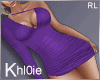 K vday Purple dress bund