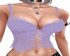 violet lace corset top