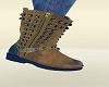 Brown Spike Boots