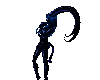 blue demon tail