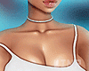 Cropped White Messy