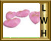 LWH heart pillows pink