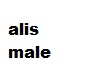 alis male