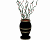 Black Gold Lights Vase